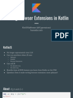 Writing Browser Extensions in Kotlin: Kirill Rakhman (@cypressious)