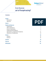 PDF (SG) EAP 11 12 Unit 4 Lesson 1 What Is Paraphrasing