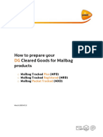 How To Prepare Your Cleared Goods For Mailbag Products: Customer Manual