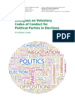 Dialogues On Voluntary Codes of Conduct For Political Parties in Elections