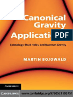 Martin Bojowald-Canonical Gravity and Applications Cosmology, Black Holes, and Quantum Gravity-Cambridge University Press (2011)