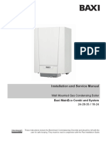 Installation and Service Manual: Wall Mounted Gas Condensing Boiler