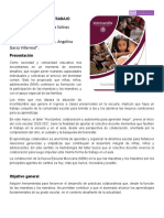 CUADERNILLO DE TRABAJO TALLER HORIZONTES. Colaboración y Autonomía para Aprender Mejor