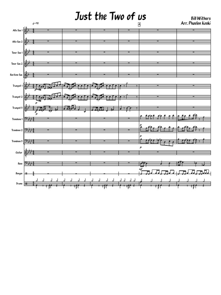 Just The Two of Us PDF Saxophone Trombone
