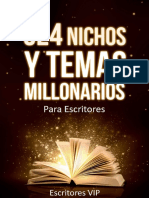 324 Nichos y Temas Millonarios - Escritores VIP