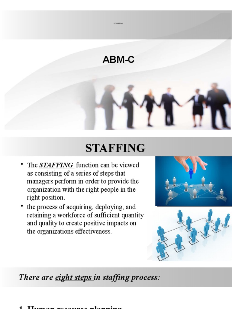 ABMC-STAFFING Final | PDF | Performance Appraisal | Employment