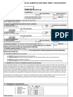 Formulario de Demanda Alimentos para Nna