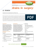 Use of Drains in Surgery:: A Review