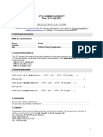 Registration Form EL SU2011