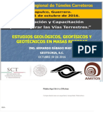 Seminario Regional de Túneles Carreteros Estudios Geológicos, Geofísicos y Geotécnicos en Masas Rocosas - PDF