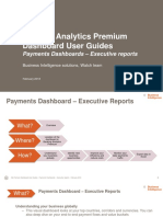 Banking Analytics Premium Dashboard User Guides: Payments Dashboards - Executive Reports