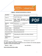 Financial Strategy - Group Assessment 02