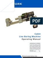 line boring machine operation manual