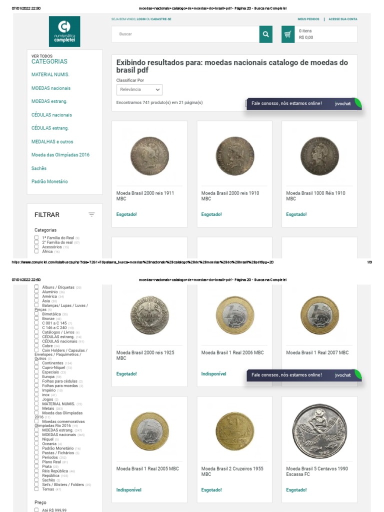 Catálogo de Moedas do Brasil PDF | PDF | Moeda | Mercado de câmbio