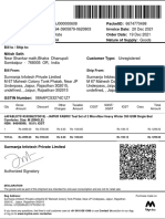 Bill To / Ship To:: Qty Gross Amount Discount Other Charges Taxable Amount CGST SGST/ Ugst Igst Cess Total Amount