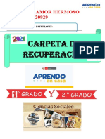 Carp. Recup. CCSS 1° 2°