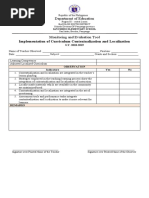 Monitoring and Evaluation Tool