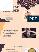 Depressive Disorder: Prepared By: Bilog, Chynna G. Pascua, Lara Mae T. Tagapan, Rica May V