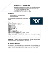 Autonomous Driving - Car Detection: 1 - Problem Statement