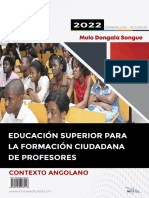 Libro Educación Superior Para La Formación Ciudadana de Profesores Contexto Angolano