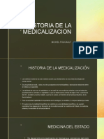 HISTORIA DE LA MEDICALIZACION