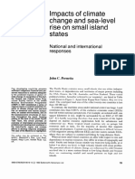 Artikel - Impact of Climate Change and Sea-Level Rise On Small Island States (Pernetta, 1992)