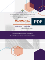 Factorización y Ecuaciones - TEXTO