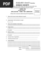 Download Application Form With Admit Card and Instructions by Rp Sailo SN55168593 doc pdf