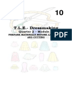 T.L.E.-Dressmaking: Quarter 2 - Module 1