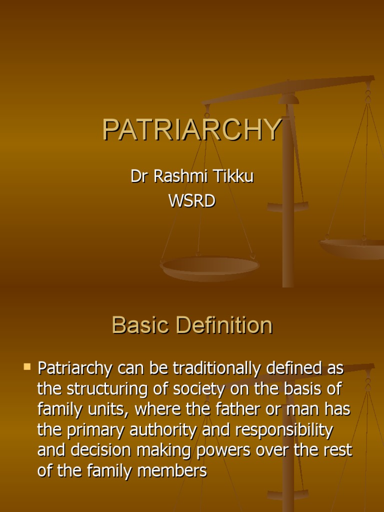 Patriarchy