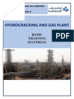 Hydrocracking and Gas Plant: Basic Training Material