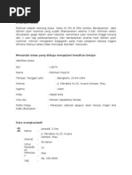 Contoh Kasus Diagnosis Kesulitan Belajar