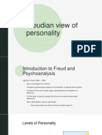 Freud's View of Personality