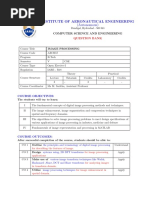 Institute of Aeronautical Engineering (Autonomous) : Computer Science and Engineering