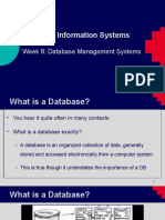 Week 8 - Intro to Database