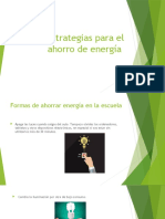 Estrategias para El Ahorro de Energía