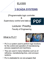 PLC and Scada Systems: Programmable Logic Controller Supervisory Control and Data Acquisition
