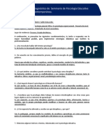 Diagnóstico de Seminario de Psicología Educativa Contemporánea.
