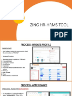 HRMS Tool Quick Process Flow