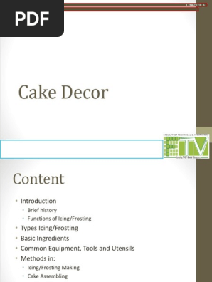 Chapter 3 - Cake Decor 2021