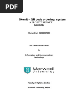 Skenit - QR Code Ordering System: A Project Report