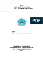 Buku Pencapaian Kompetensi Lapangan Prodi D III Kebidan