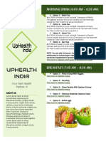 UpHealth India Diet Chart