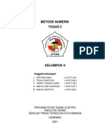 Kelompok 9 Metode Numerik Tugas 2