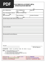 Vehicle Accident - Drivers Statement Form - Completed Sample | PDF ...