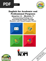 English For Academic and Professional Purposes: Quarter 2 - Module 7