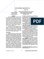 Trace Driven Simulation Using Sampled Traces C.: Fu Jan&