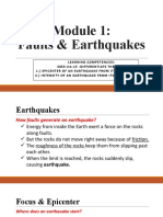 WEEK 2 - Anatomy of An Earthquake, Magnitude & Intensity