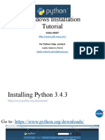 Windows Installation Tutorial: Nasa Arset