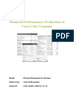Financial Performance Evaluation of Coca-Cola Company
